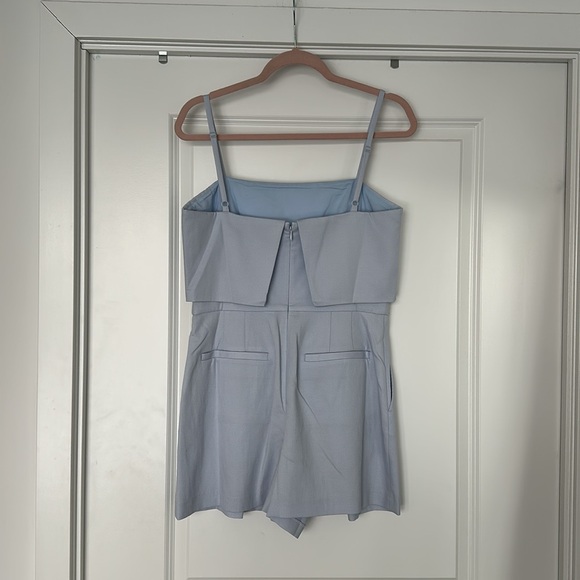Club Monaco Pique Romper in Blue Haze size 6 NWT - Picture 3 of 4